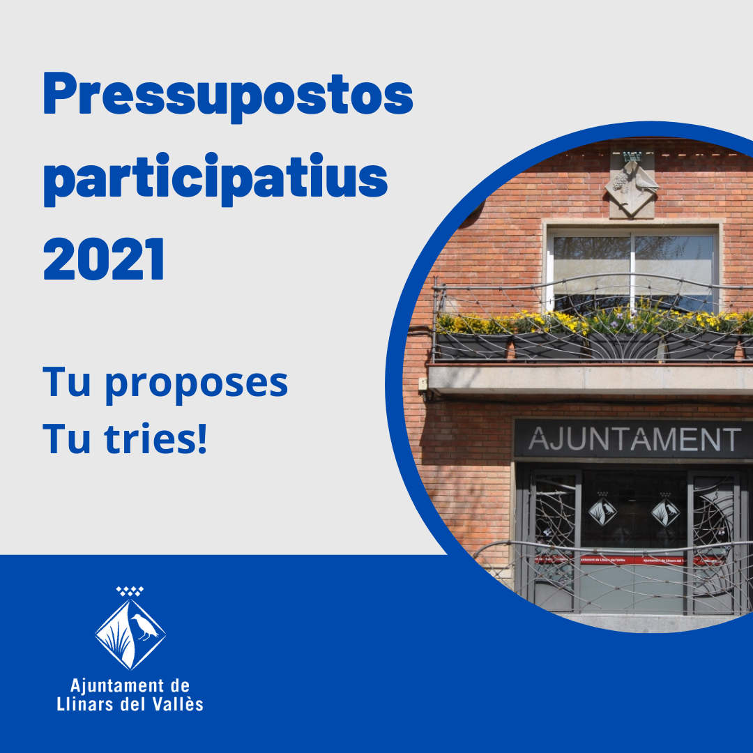 Imatge pels mitjans: Pressupostos Participatius 2021-2022